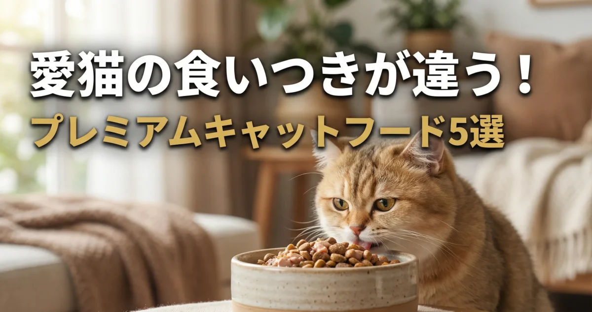 愛猫の食いつきが違う!プレミアムキャットフード5選