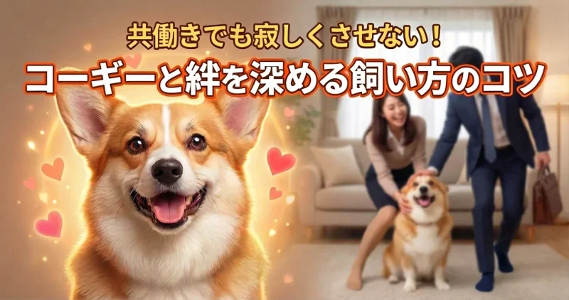 コーギーのいたずらは環境で解決!