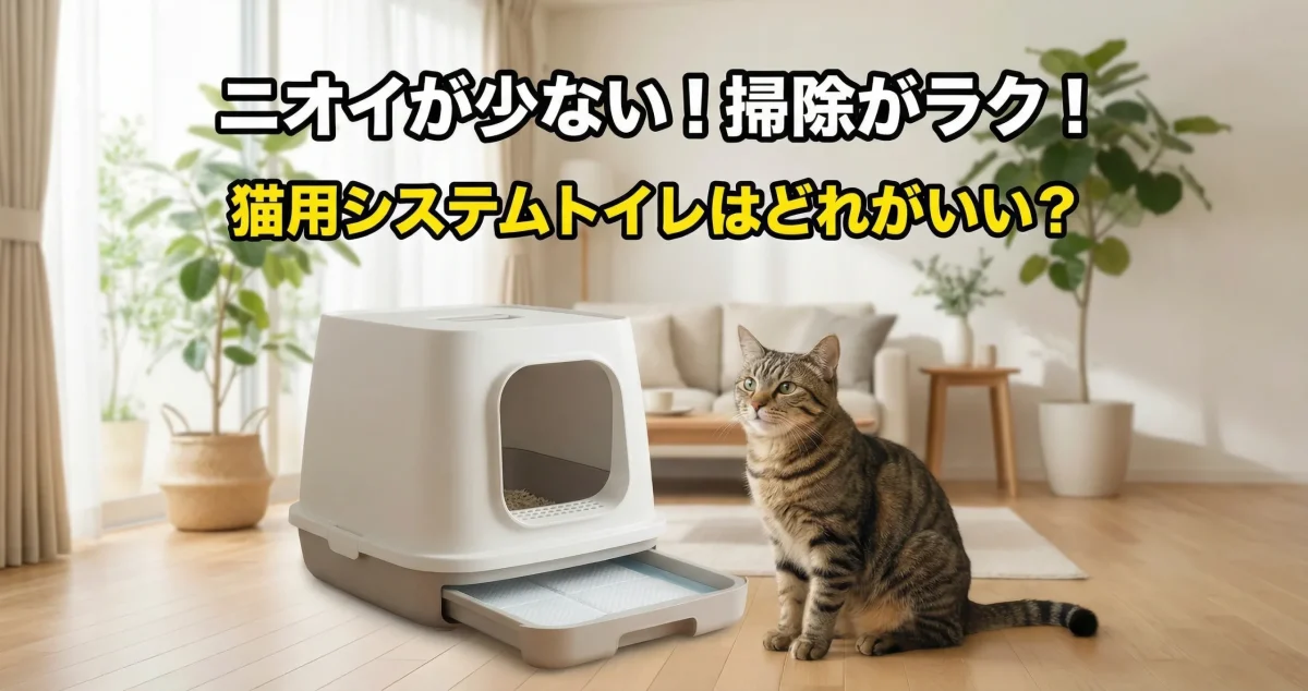 猫用システムトイレはどれがいい？