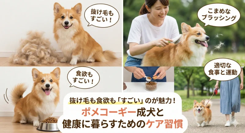 ポメコーギー成犬と健康に暮らすためのケア習慣