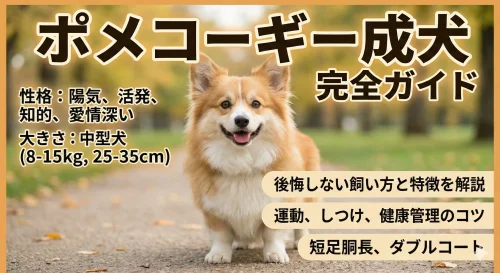 ポメコーギー成犬完全ガイド