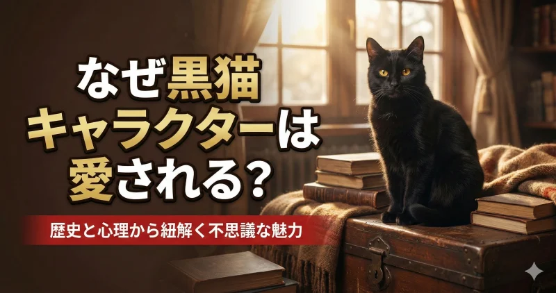 なぜ黒猫キャラクターは愛される？