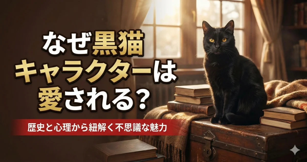 なぜ黒猫キャラクターは愛される？