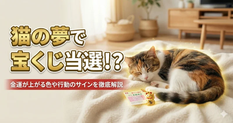 猫の夢で宝くじ当選！？