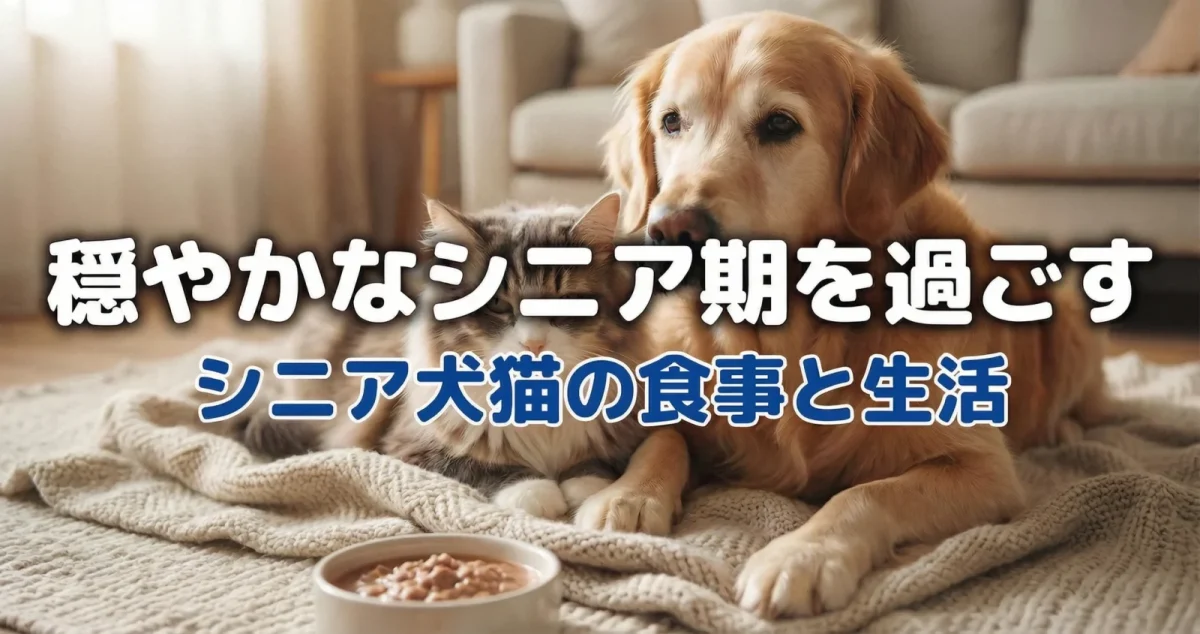 シニア犬猫の食事と生活